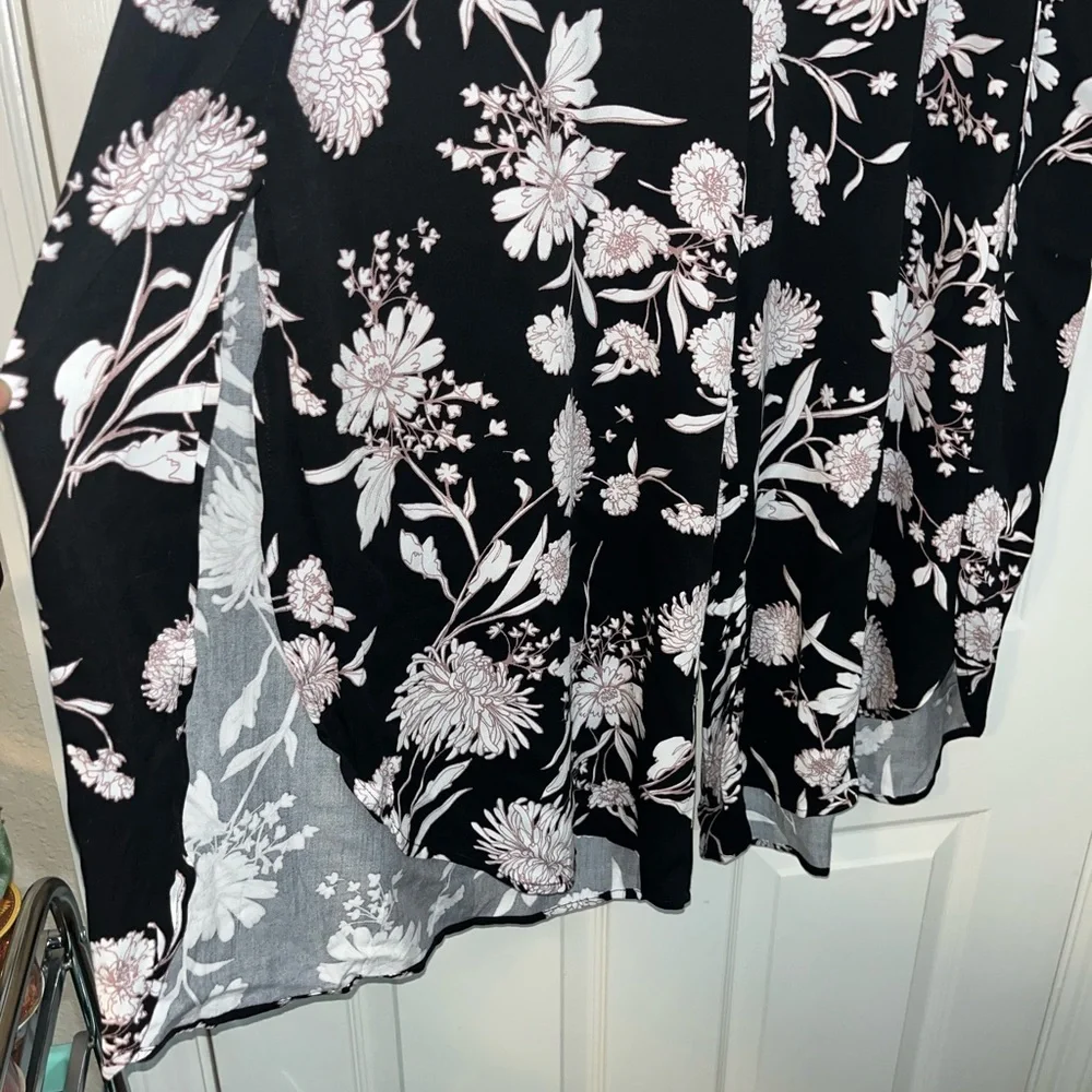 Maurice’s Floral Gaucho Flyaway Pants Sz XXL - Picture 7 of 12